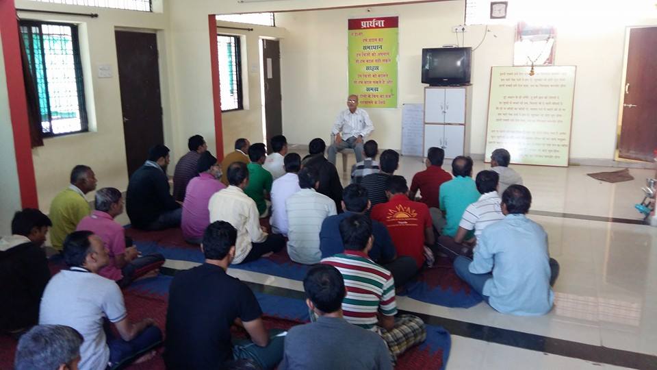 Rehab Center Nagpur internal hall area all patient sitting